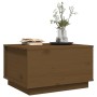 Mesa de centro madera maciza de pino marrón miel 60x50x35 cm de vidaXL, Mesas de centro - Ref: Foro24-813418, Precio: 61,07 €...