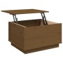 Mesa de centro madera maciza de pino marrón miel 60x50x35 cm de vidaXL, Mesas de centro - Ref: Foro24-813418, Precio: 61,07 €...