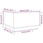 Mesa de centro madera maciza de pino marrón miel 60x50x35 cm de vidaXL, Mesas de centro - Ref: Foro24-813418, Precio: 61,07 €...