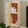 Wall-mounted cabinet, 2 units, solid pine wood, 30x30x80 cm by vidaXL, Shelves and shelves - Ref: Foro24-813496, Price: 96,86...