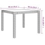 Set comedor de jardín 3 piezas con cojines ratán sintético gris de vidaXL, Conjuntos de jardín - Ref: Foro24-3094917, Precio:...