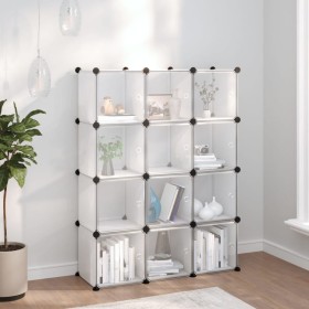 Cube shelf with 12 compartments and transparent PP doors by vidaXL, Shoe racks and shoe organizers - Ref: Foro24-340555, Pric...