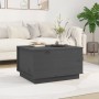 Solid gray pine wood coffee table 60x50x35 cm by vidaXL, Coffee table - Ref: Foro24-813417, Price: 78,43 €, Discount: %