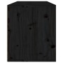 Hängeschrank aus massivem Kiefernholz schwarz 80x30x35 cm von vidaXL, Regale und Regale - Ref: Foro24-813463, Preis: 64,99 €,...