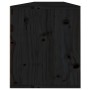 Wall cabinet 2 pcs solid black pine wood 80x30x35 cm by vidaXL, Shelves and shelves - Ref: Foro24-813464, Price: 127,16 €, Di...