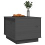 Mesa de centro de madera maciza de pino gris 40x50x35 cm de vidaXL, Mesas de centro - Ref: Foro24-813412, Precio: 68,12 €, De...