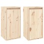 Wall cabinet 2 pcs solid pine wood 30x30x60 cm by vidaXL, Shelves and shelves - Ref: Foro24-813486, Price: 106,99 €, Discount: %