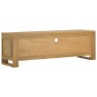 Solid teak wood TV cabinet 110x30x35 cm by vidaXL, TV Furniture - Ref: Foro24-340872, Price: 160,85 €, Discount: %