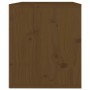 Armario de pared madera maciza de pino marrón miel 45x30x35 cm de vidaXL, Estantes y estanterías - Ref: Foro24-813441, Precio...