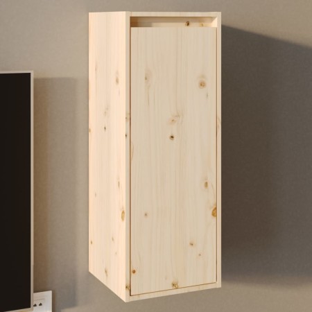 Solid pine wood wall cabinet 30x30x80 cm by vidaXL, Shelves and shelves - Ref: Foro24-813495, Price: 46,56 €, Discount: %