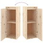 Armario de pared de madera maciza de pino 30x30x80 cm de vidaXL, Estantes y estanterías - Ref: Foro24-813495, Precio: 46,56 €...