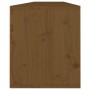 Armarios de pared 2 uds madera pino marrón miel 80x30x35 cm de vidaXL, Estantes y estanterías - Ref: Foro24-813462, Precio: 1...