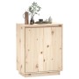 Solid pine wood sideboard 60x34x75 cm by vidaXL, Sideboards - Ref: Foro24-813345, Price: 75,07 €, Discount: %