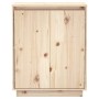 Aparador de madera maciza de pino 60x34x75 cm de vidaXL, Aparadores - Ref: Foro24-813345, Precio: 75,07 €, Descuento: %