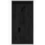 Solid black pine wood wall cabinet 30x30x60 cm by vidaXL, Shelves and shelves - Ref: Foro24-813493, Price: 50,31 €, Discount: %