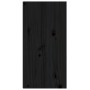 Solid black pine wood wall cabinet 30x30x60 cm by vidaXL, Shelves and shelves - Ref: Foro24-813493, Price: 50,31 €, Discount: %