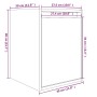 Wandschrank 2 Stk. aus massivem Kiefernholz 30x30x40 cm von vidaXL, Regale und Regale - Ref: Foro24-813476, Preis: 60,14 €, R...