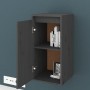 Wall cabinets 2 pcs solid gray pine wood 30x30x60 cm by vidaXL, Shelves and shelves - Ref: Foro24-813490, Price: 68,33 €, Dis...