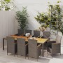 9-piece garden dining set with gray synthetic rattan cushions by vidaXL, Garden sets - Ref: Foro24-3094923, Price: 727,86 €, ...