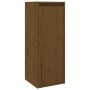 Honey brown solid pine wood wall cabinet 30x30x80 cm by vidaXL, Shelves and shelves - Ref: Foro24-813501, Price: 36,68 €, Dis...