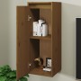 Honey brown solid pine wood wall cabinet 30x30x80 cm by vidaXL, Shelves and shelves - Ref: Foro24-813501, Price: 36,68 €, Dis...