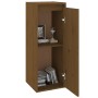 Honey brown solid pine wood wall cabinet 30x30x80 cm by vidaXL, Shelves and shelves - Ref: Foro24-813501, Price: 36,68 €, Dis...