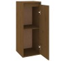 Honey brown solid pine wood wall cabinet 30x30x80 cm by vidaXL, Shelves and shelves - Ref: Foro24-813501, Price: 36,68 €, Dis...