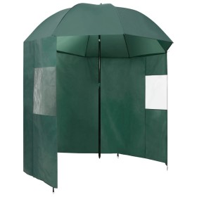 Green fishing umbrella 220x193 cm by vidaXL, Umbrellas - Ref: Foro24-318835, Price: 43,66 €, Discount: %