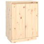 Solid pine wood shoe cabinet 60x35x80 cm by vidaXL, Shoe racks and shoe organizers - Ref: Foro24-813530, Price: 98,13 €, Disc...