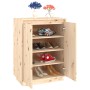 Solid pine wood shoe cabinet 60x35x80 cm by vidaXL, Shoe racks and shoe organizers - Ref: Foro24-813530, Price: 98,13 €, Disc...