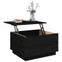 Solid black pine wood coffee table 60x50x35 cm by vidaXL, Coffee table - Ref: Foro24-813419, Price: 78,99 €, Discount: %