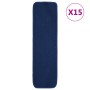 Stair mat 15 pcs navy blue rectangular 75x20 cm by vidaXL, Stair mats - Ref: Foro24-340399, Price: 37,58 €, Discount: %