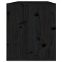 Wall cabinets 2 pcs solid black pine wood 45x30x35 cm by vidaXL, Shelves and shelves - Ref: Foro24-813444, Price: 80,66 €, Di...