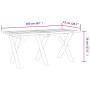 Garden dining set 3 pieces impregnated pine wood by vidaXL, Garden sets - Ref: Foro24-3096629, Price: 228,62 €, Discount: %