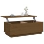 Mesa de centro madera maciza de pino marrón miel 100x50x35 cm de vidaXL, Mesas de centro - Ref: Foro24-813423, Precio: 83,27 ...