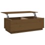 Solid pine honey brown coffee table 100x50x35 cm by vidaXL, Coffee table - Ref: Foro24-813423, Price: 83,37 €, Discount: %