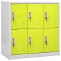 Locker cabinets 2 units of gray and green steel 90x45x92.5 cm by vidaXL, Lockers and storage cabinets - Ref: Foro24-3095234, ...