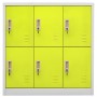 Locker cabinets 2 units of gray and green steel 90x45x92.5 cm by vidaXL, Lockers and storage cabinets - Ref: Foro24-3095234, ...