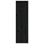 Armarios de pared 2 uds madera maciza pino negro 30x30x100 cm de vidaXL, Estantes y estanterías - Ref: Foro24-813514, Precio:...