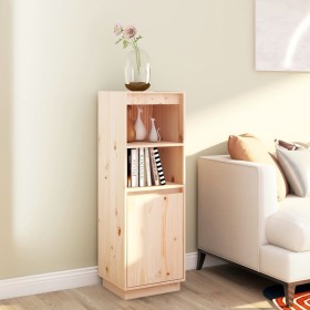 Tall solid pine wood sideboard 37x34x110 cm by vidaXL, Sideboards - Ref: Foro24-813515, Price: 53,76 €, Discount: %