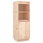 Aparador alto de madera maciza de pino 37x34x110 cm de vidaXL, Aparadores - Ref: Foro24-813515, Precio: 53,76 €, Descuento: %