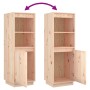 Aparador alto de madera maciza de pino 37x34x110 cm de vidaXL, Aparadores - Ref: Foro24-813515, Precio: 53,76 €, Descuento: %