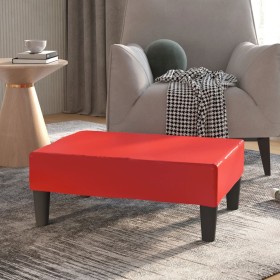 Red synthetic leather footstool 78x56x32 cm by vidaXL, Ottomans - Ref: Foro24-337713, Price: 47,99 €, Discount: %