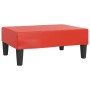 Reposapiés de cuero sintético rojo 78x56x32 cm de vidaXL, Otomanas - Ref: Foro24-337713, Precio: 47,83 €, Descuento: %