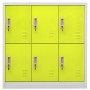 Locker cabinets 5 units of gray and green steel 90x45x92.5 cm by vidaXL, Lockers and storage cabinets - Ref: Foro24-3095238, ...