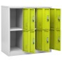 Locker cabinets 5 units of gray and green steel 90x45x92.5 cm by vidaXL, Lockers and storage cabinets - Ref: Foro24-3095238, ...