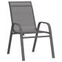 Gray 3-Piece Garden Bistro Set by vidaXL, Garden sets - Ref: Foro24-318775, Price: 126,18 €, Discount: %