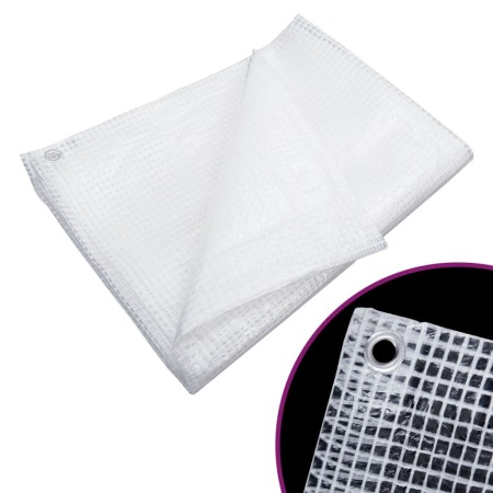 White gauze canvas 140 g/m² 4x8 m by vidaXL, Waterproof tarpaulins - Ref: Foro24-151617, Price: 39,53 €, Discount: %