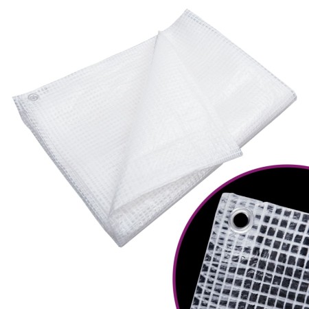 White gauze canvas 140 g/m² 4x6 m by vidaXL, Waterproof tarpaulins - Ref: Foro24-151616, Price: 39,83 €, Discount: %