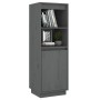 Tall sideboard in solid gray pine wood 37x34x110 cm by vidaXL, Sideboards - Ref: Foro24-813517, Price: 60,69 €, Discount: %